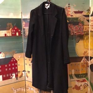 Long lined lightweight blazer